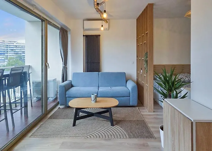 Lx171 Design Avec Balcon & Piscine - Marina Mandelieu